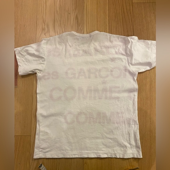 Comme Des Garçons x Good Design Shop t-shirt, inside out reverse screen print L - Picture 4 of 8